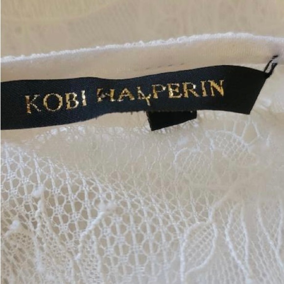 Kobi Halperin white dress Size 8 medium - Picture 6 of 7